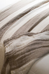Chal Lino Jacquard Algarve Franjas
