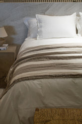 Chal Lino Jacquard Algarve Franjas
